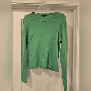 Ralph Lauren Green Long Sleeve Sweater